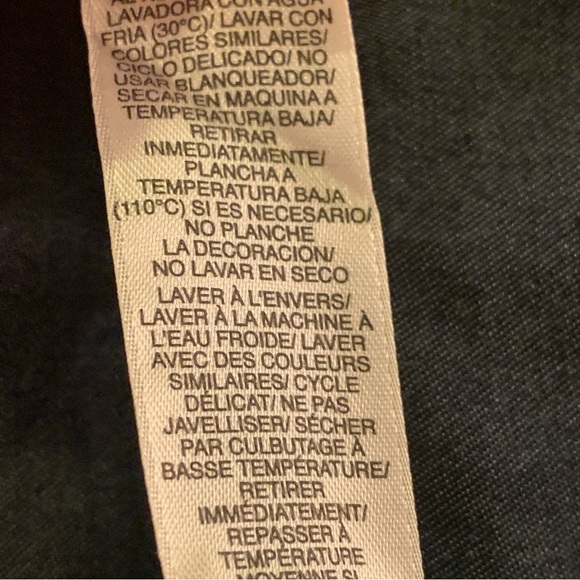 DKNY Jeans Sequin Embellished Denim Shirtdress - Picture 11 of 11